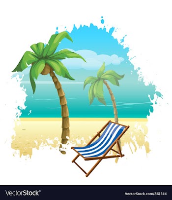 Summer background vector image