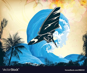Summer background vector image