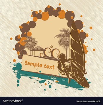 Summer background vector image