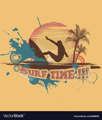 Summer background vector image