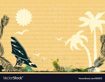 Summer background vector image
