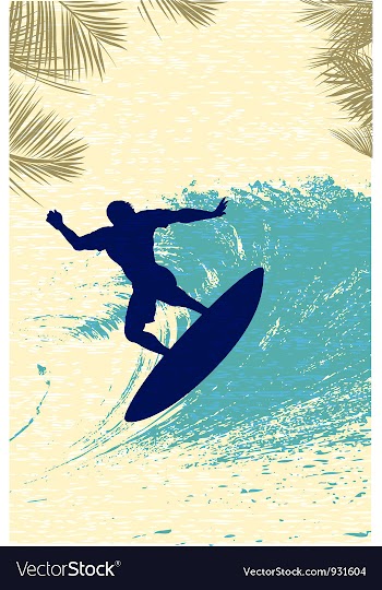 Summer background vector image