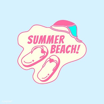 Summer beach badge | Free stock vector - 592638
