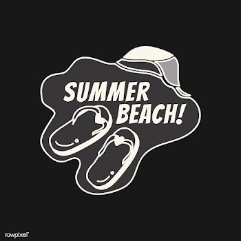 Summer beach badge | Free stock vector - 592664