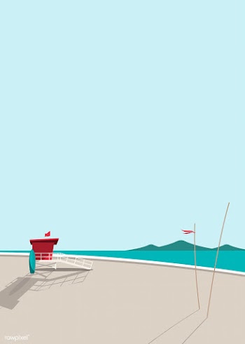 Summer beach | Free stock vector - 680484