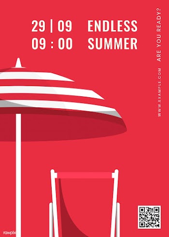 Summer beach | Free stock vector - 680485