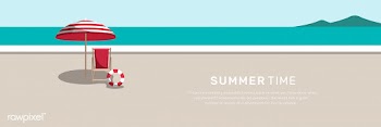 Summer beach | Free stock vector - 680513