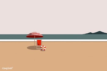Summer beach | Free stock vector - 680516
