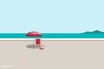 Summer beach | Free stock vector - 680520