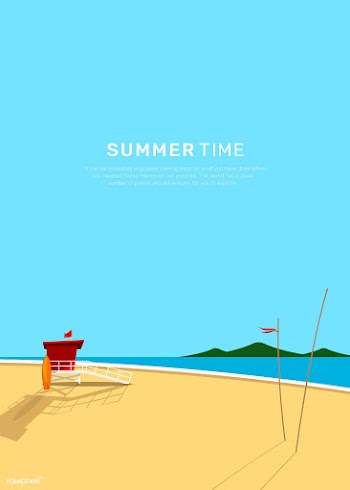Summer beach | Free stock vector - 680524