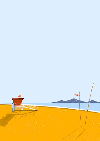 Summer beach | Free stock vector - 680527