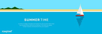 Summer beach | Free stock vector - 680531