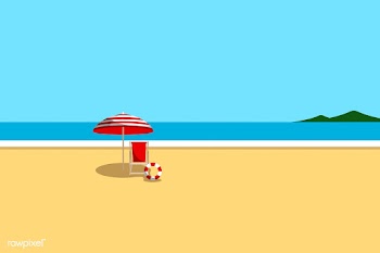 Summer beach | Free stock vector - 680540