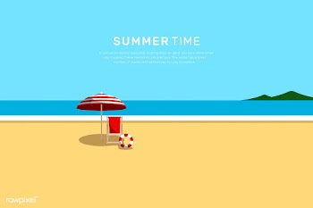 Summer beach | Free stock vector - 680549