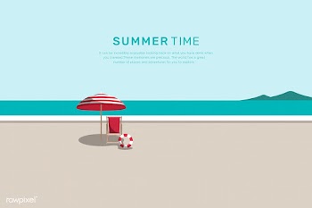 Summer beach | Free stock vector - 680554