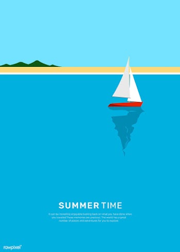 Summer beach | Free stock vector - 680558