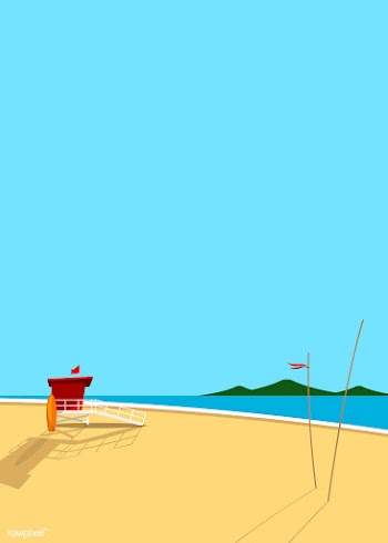Summer beach | Free stock vector - 680560