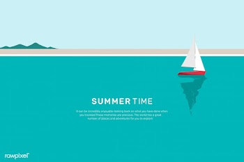 Summer beach | Free stock vector - 680561