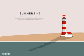 Summer beach | Free stock vector - 680564