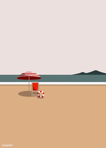 Summer beach | Free stock vector - 680570