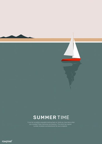 Summer beach | Free stock vector - 680592