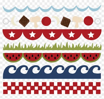 Summer Borders Svg Cut Files - Miss Kate Cuttables Border