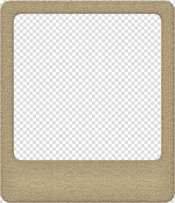 Summer, brown digital frame transparent background PNG clipart