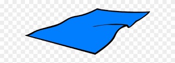 Summer Clipart Beach Towel - Blue Towel Clipart