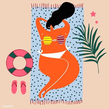 Summer days at the beach | Free stock vector - 580350
