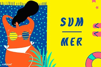 Summer days at the beach | Free stock vector - 580381