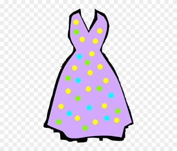 Summer Dress Clipart - Girl Dress Clipart Transparent