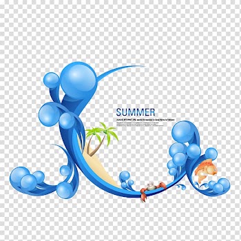 Summer Euclidean , Blue water drops transparent background PNG clipart