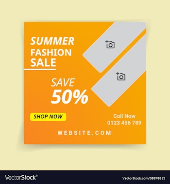 summer fashion sale post design