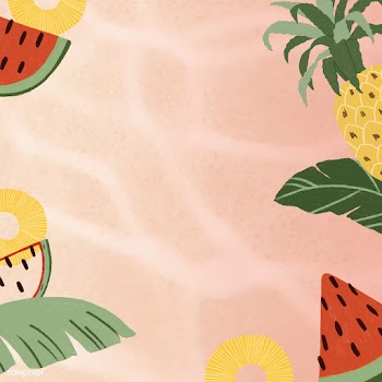 Summer fruits social template illustration | Free  illustration - 2330695