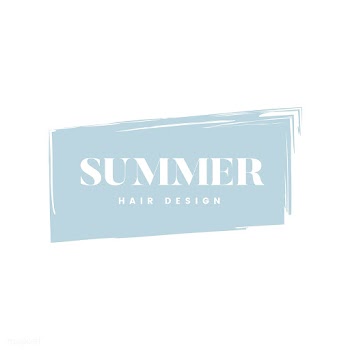 Summer hair design logo vector | Free stock vector - 466439