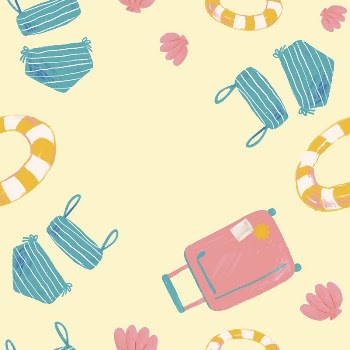 Summer holiday frame, cute doodle | Free Vector - rawpixel