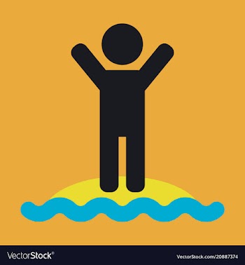 Summer holiday people in the beach design vector image