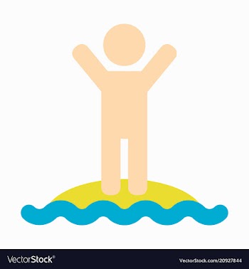 Summer holiday people in the beach design vector image