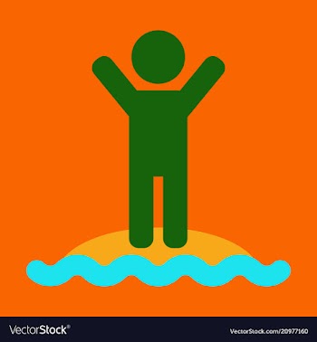 Summer holiday people in the beach design vector image