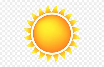 Summer Hours Now In Effect - Sun Cloud Clipart