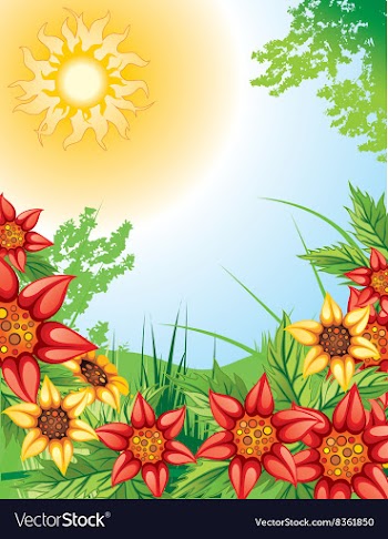 Summer Landscape vector image