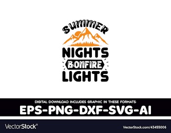 summer nights bonfire lights