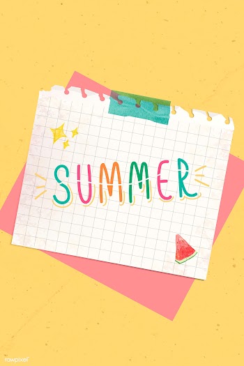 Summer paper note | Free stock vector - 1016644