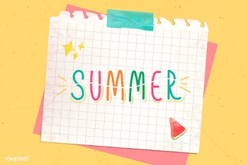 Summer paper note | Free stock vector - 1016665