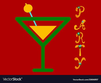 Summer party poster banner greeting template vector image