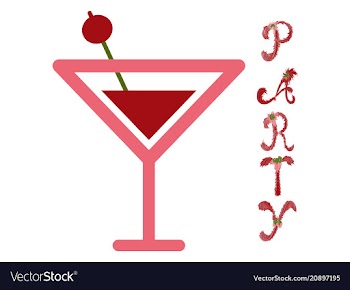 Summer party poster banner greeting template vector image