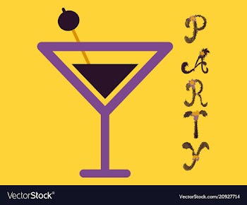 Summer party poster banner greeting template vector image