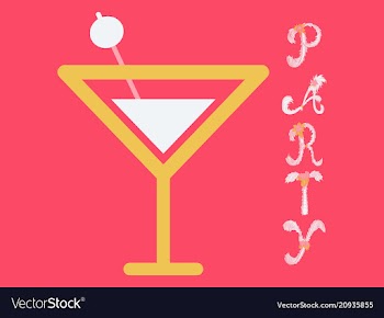 Summer party poster banner greeting template vector image