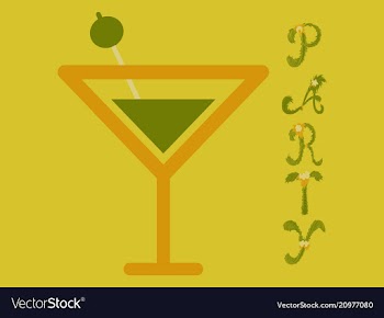 Summer party poster banner greeting template vector image