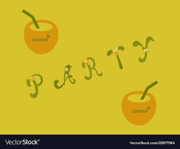 Summer party poster banner greeting template vector image